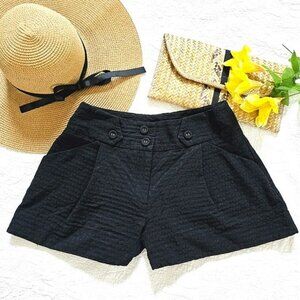 Asos Women's Shorts Size 6 Black Wide Leg Pleats Pockets Outdoors Casual Spring